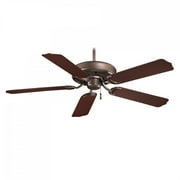 Minka-Aire Sundance 52-Inch 5-Blade Ceiling Fan in Oil Rubbed Bronze Finish W/ Dark Oak All Weather Blades - F571-ORB